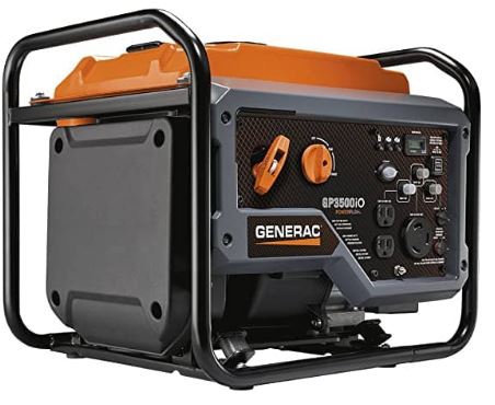 GENERADOR ELECTRICO CON MOTOR A GASOLINA 3500 W, GENERAC GP3500iO
