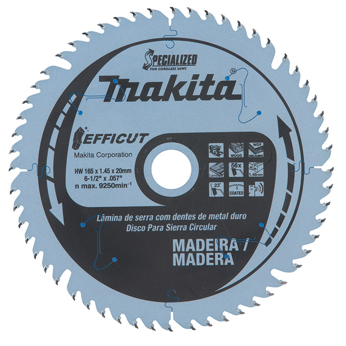 SIERRA CIRCULAR 6-1/2"X20X56TH P/SP600D PARA ALUMINIO.TCG
