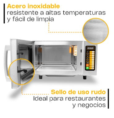 HORNO DE MICROONDAS DIGITAL RHINO 1000W