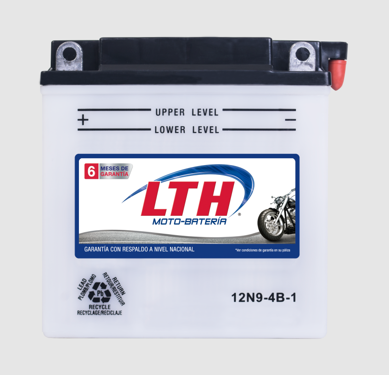 MOTO-BATERIA LTH DE 9 AMPERS/H (12N9-4B-1)