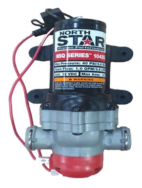 BOMBA DE 12V NORTH STAR DE 3.8LPM A40 LBS/IN, 3/8