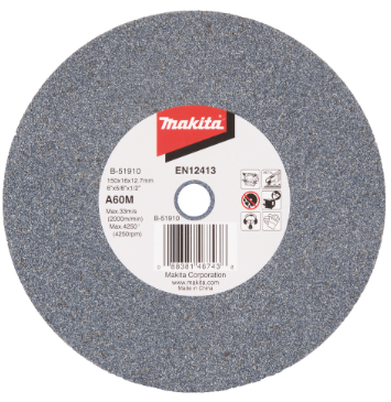 DISCO ESMERILADOR A60M 150 mmX16 mmX12.7 P/GB601