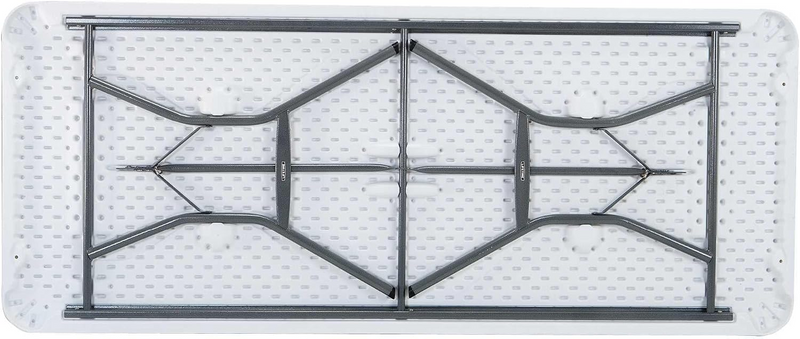 MESA DE PLASTICO 6 FT, PLEGABLE, BLANCA, LIFETIME, SEMI COMERCIAL
