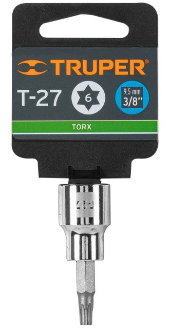 DADO CUADRO DE 3/8 PUNTA TORX T-27