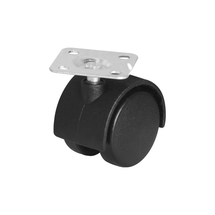 RODAJA DE NYLON CON PLACA 40MM(1 1/2) TIPO YOYO