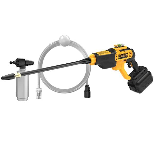 PISTOLA INALAMBRICA DE BATERIA 20V MAX 550PSI 1.0 GPM 4 BOQUILLAS