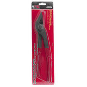 Pinza cortadora de fleje de acero en blíster rojo, herramienta gris