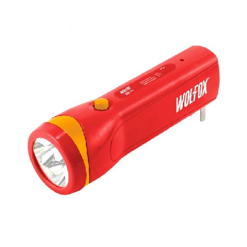 LINTERNA DE MANO RECARGABLE 4LED
