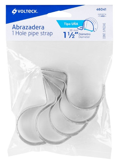 ABRAZADERA DE UÑA PARA TUBO DE 1-1/2"
