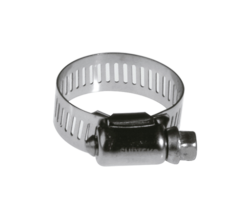 ABRAZADERA SINFIN DE ACERO INOXIDABLE DE 1/2-3/4" (PIEZA)