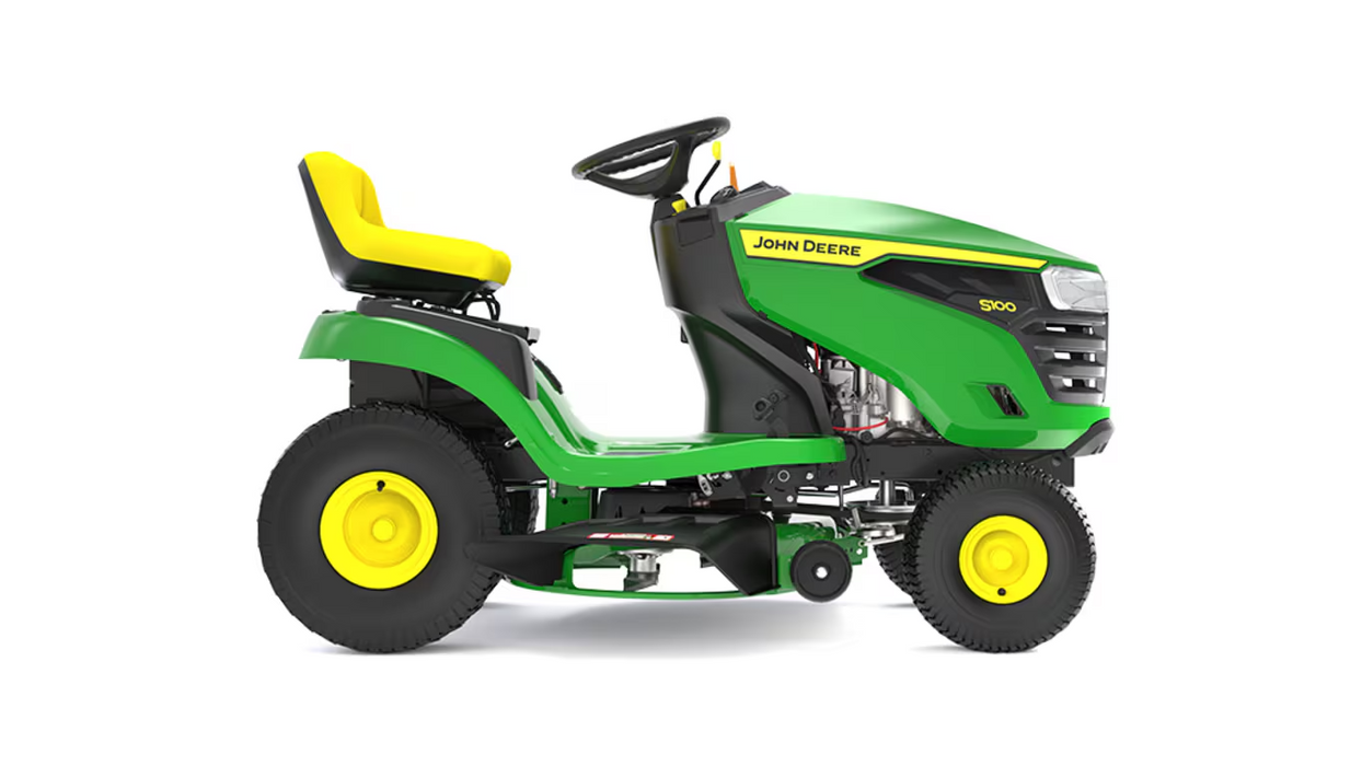 TRACTOR CORTADOR DE CESPED 42", 17.5 HP, JOHN DEERE S100
