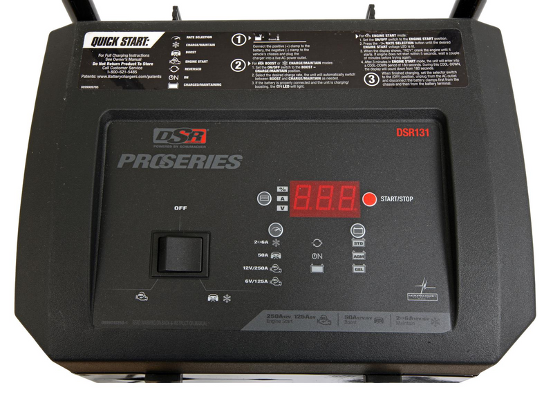 CARGADOR ARRANCADOR DE BATERIAS MANUAL-AUTOMATICO 250-125-50-6