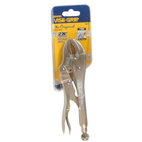 PINZA DE PRESION DE 7", MORDAZA CURVA, IRWIN, 7WR