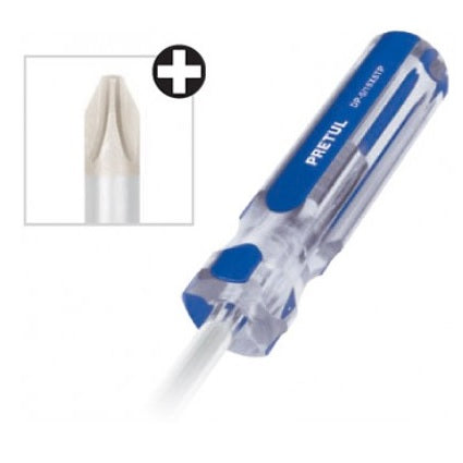 DESARMADOR DE CRUZ 1/4" X 6", MANGO DE PVC