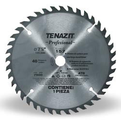 DISCO PARA SIERRA CIRCULAR PARA MADERA  7-1/4" X 40D"