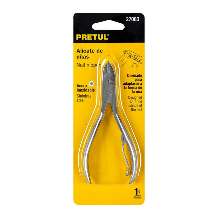 ALICATE DE ACERO INOXIDABLE PARA UÑAS 5' PRETUL