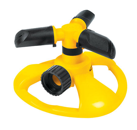 ASPERSOR BASE DE PLASTICO, DE 3 BRAZOS, CHORRO FINO