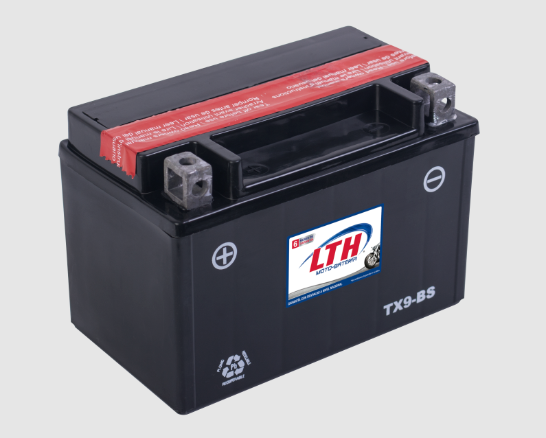 MOTO-BATERIA LTH AGM LIBRE DE MTTO. 8 AMPERS/H (CTX9-BS)