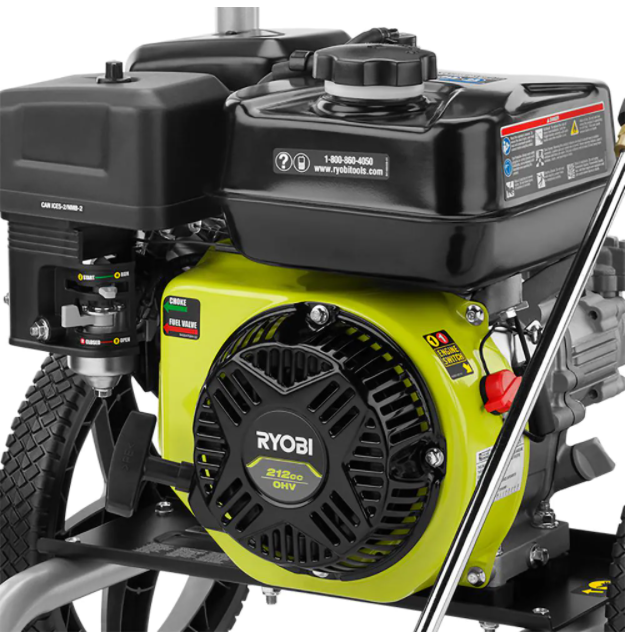 HIDROLAVADORA CON MOTOR A GASOLINA, 2900 PSI RYOBI