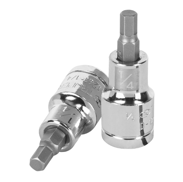 DADO PUNTA HEXAGONAL, CUADRO DE 1/2" X 1/4"