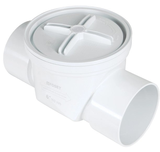 VALVULA ANTIRRETORNO DE ABS DE 6" FOSET