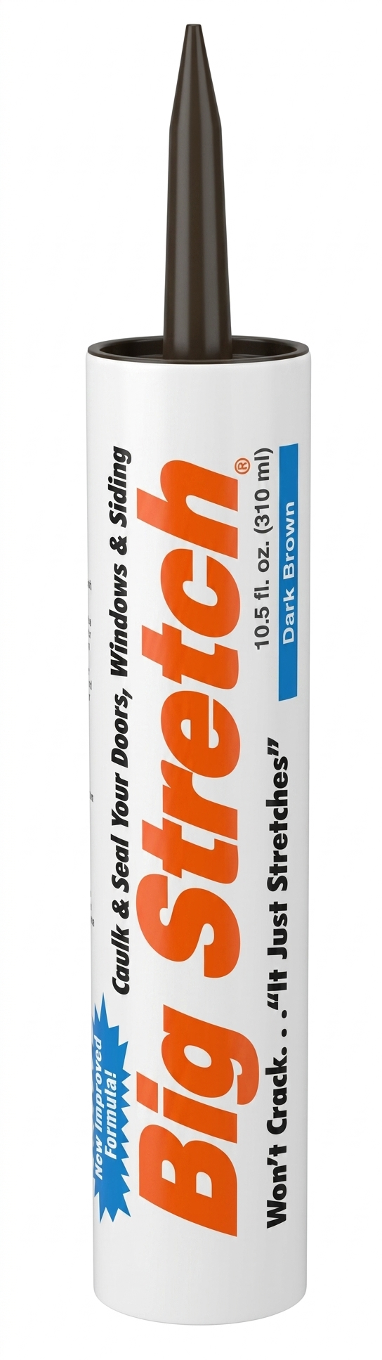 SELLADOR ACRILICO, BIG STRETCH MARRON, 310 ml (10.5 oz)