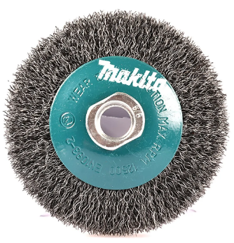 CARDA CIRCULAR CONCAVA DE ALAMBRE ONDULADO 4" 5/8-11UNC