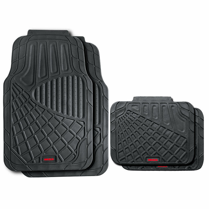 TAPETES DE LUJO PARA AUTO, HULE NBR NEGRO