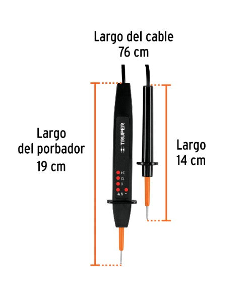 PROBADOR DE POLARIDAD C.A/C.C. TRUPER