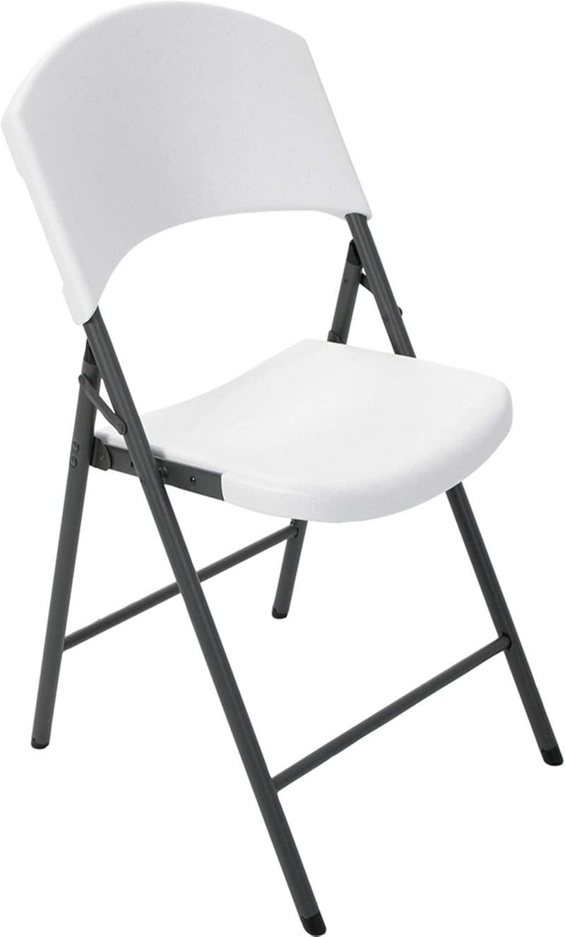 SILLA DE PLASTICO, PLEGABLE, BLANCA, LIFETIME, SEMI COMERCIAL