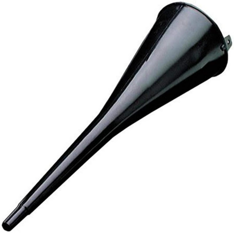 EMBUDO LARGO DE PLASTICO NEGRO DE 17-3/4" USA