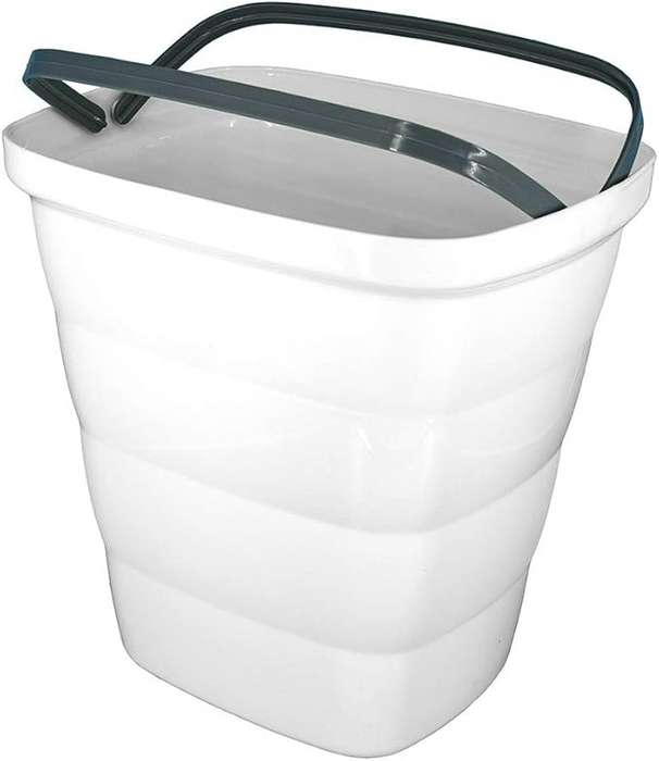 BOTE PARA BASURA 14 LTS, BLANCO, GLAD 74039