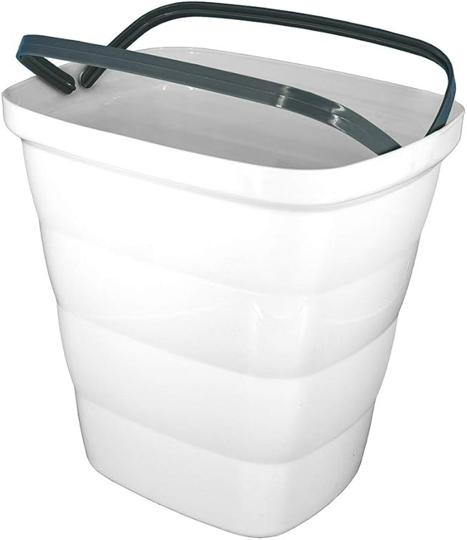 BOTE PARA BASURA 11 LTS, BLANCO, GLAD 74046
