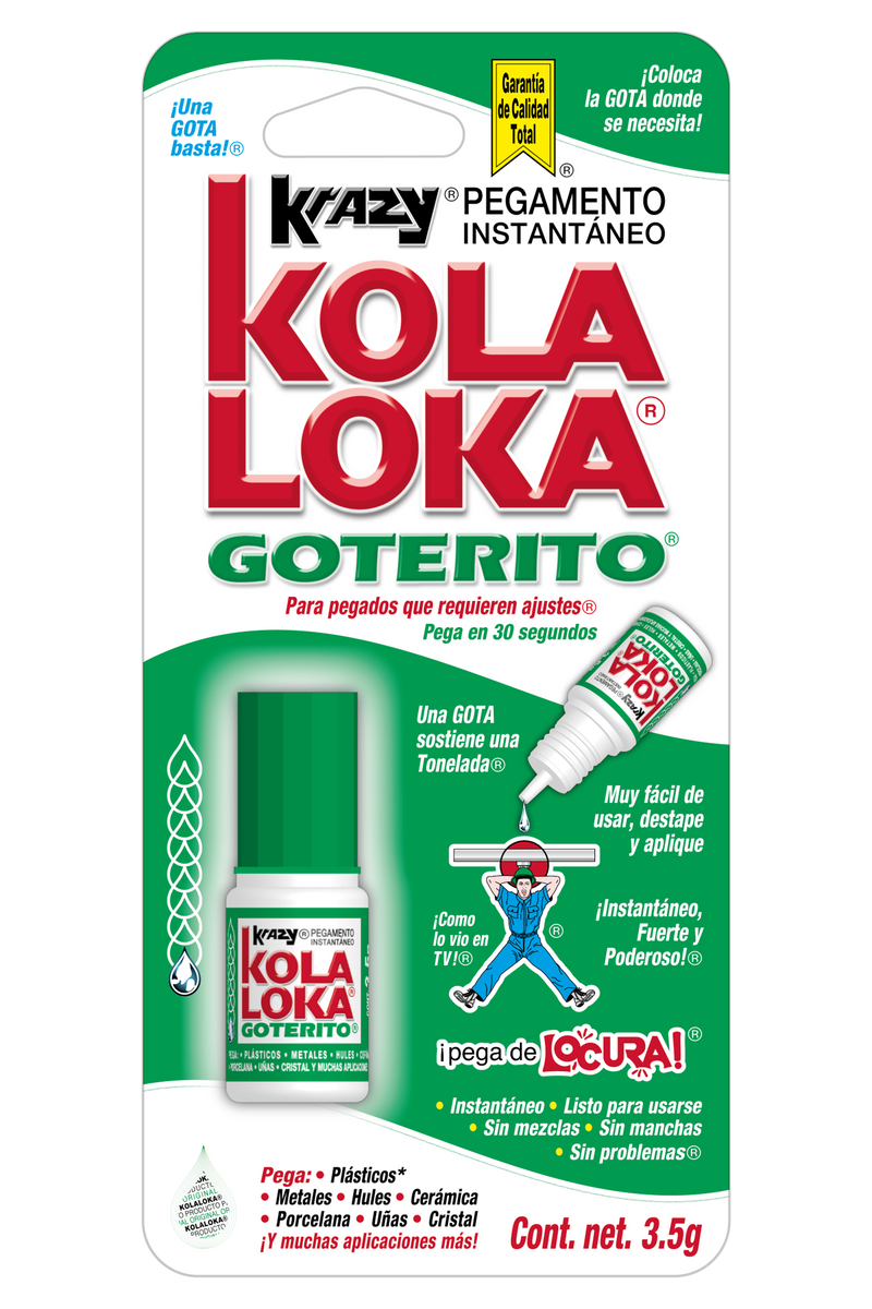 PEGAMENTO INSTANTANEO KOLA LOKA DE GOTERITO DE 3.5GR