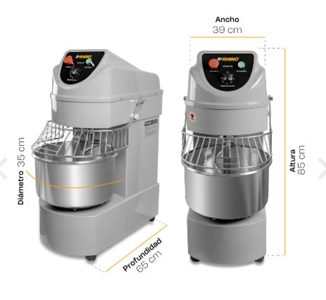 AMASADORA PROFESIONAL 10 LTS 4 KG 1 HP AMASA-10