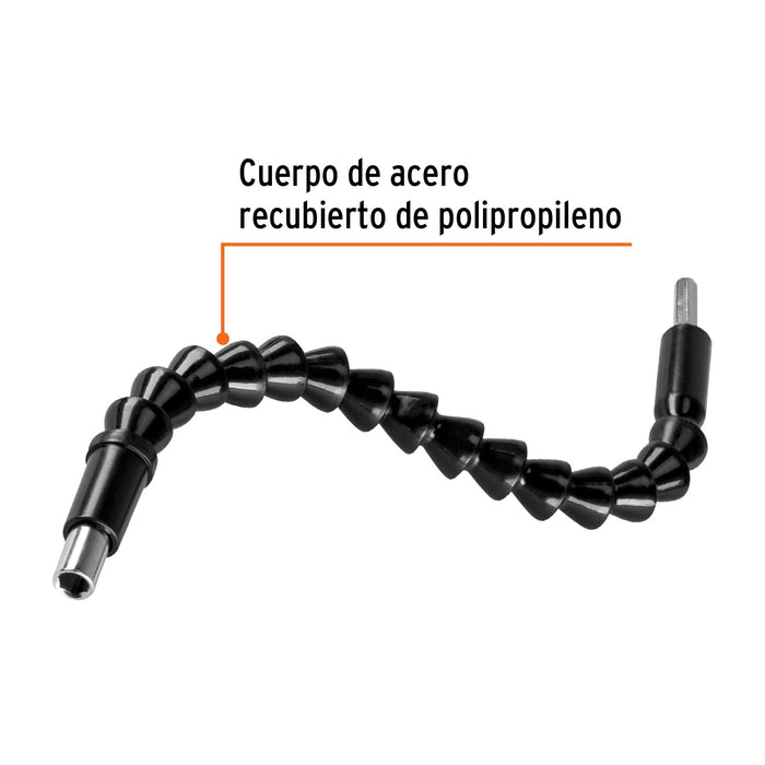 EXTENSION FLEXIBLE PARA ATORNILLAR 12”