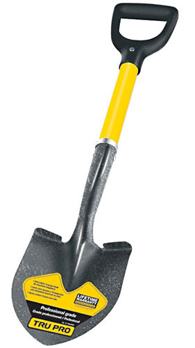PALA CAJUELERA REDONDA, PUÑO 'D', MANGO FIBRA DE VIDRIO