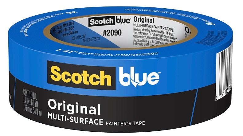 CINTA MASKING AZUL 2090, 1-1/2" X 54.8 MTS, SCOTCHBLUE