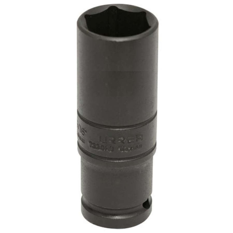 DADO DE IMPACTO DE 15 mm, CUADRO DE 1/2", 6 PUNTAS, LARGO