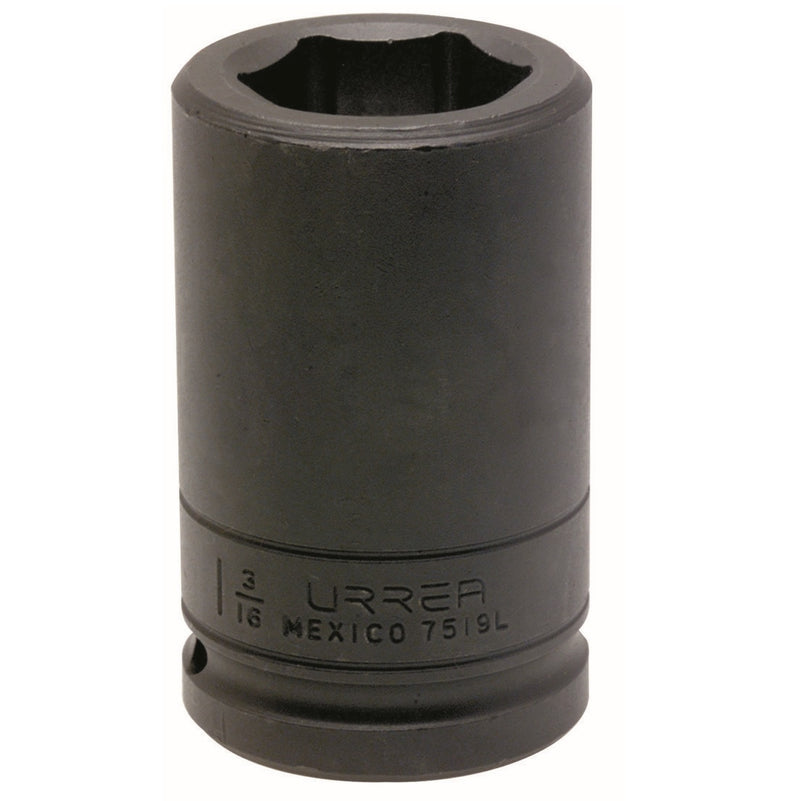 DADO DE IMPACTO DE 1-1/4", CUADRO DE 3/4", 6 PUNTAS, LARGO