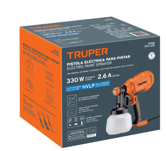 PISTOLA PARA PINTAR, ELECTRICA 330W TRUPER