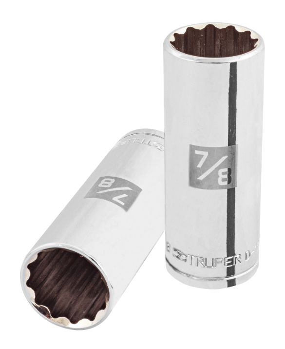 DADO DE 7/8", CUADRO DE 1/2", 12 PUNTAS LARGO, D-1228-EL