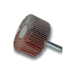 RUEDA FLAP 2" X 1" X 1/4" GRANO 120 C/ VASTAGO METAL