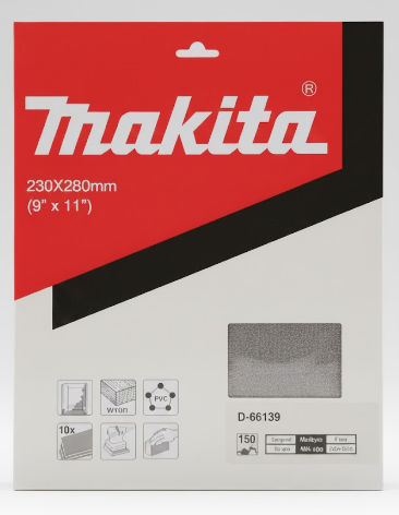 HOJA DE LIJA PARA PINTURA GR220 (10 PIEZAS).