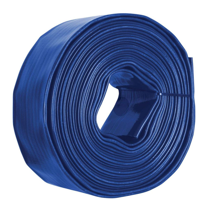 MANGUERA DE DESCARGA PARA MOTOBOMBA DE 4", PLANA, PVC FLEXIBLE, 50 m