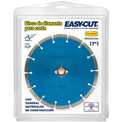 DISCO DE DIAMANTE 7" X 7/8" SEGMENTADO PARA ESMERILADORA, EASY-CUT