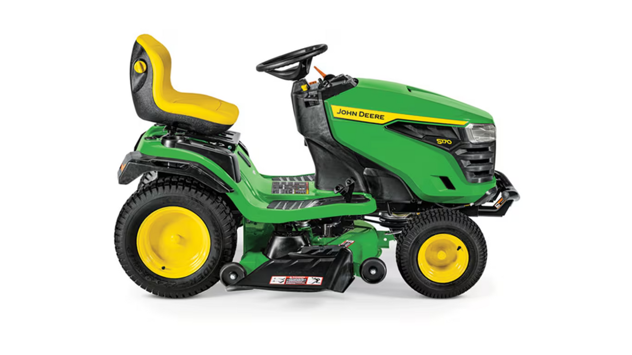 TRACTOR CORTADOR DE CESPED 48", 24.0 HP, JOHN DEERE S170