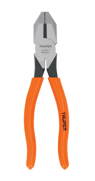 PINZA DE ELECTRICISTA DE 7", PROFESIONAL, MANGO DE VINIL