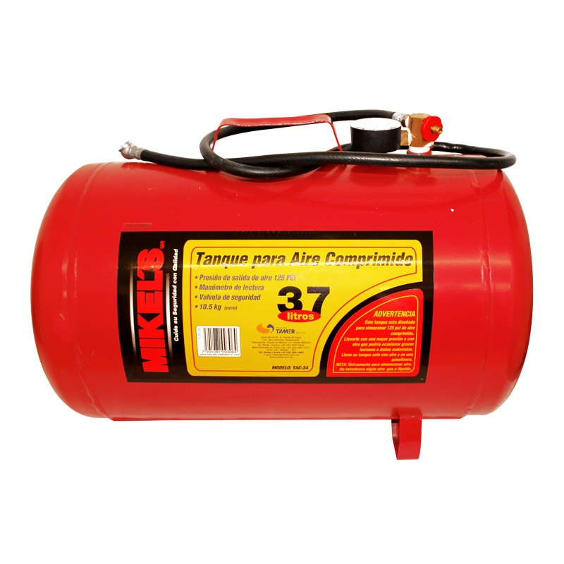 TANQUE DE AIRE COMPRIMIDO DE 37 LTS.