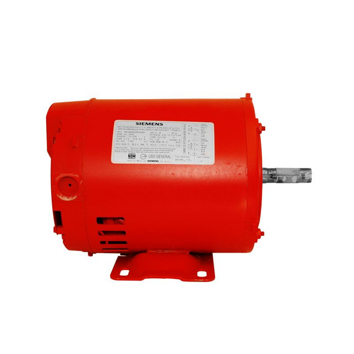 MOTOR ELECTRICO SIEMENS, MONOFASICO DE 1/2HP Y TENSION BAJA (1RF20000DB204AS1)(A7B10000005072)